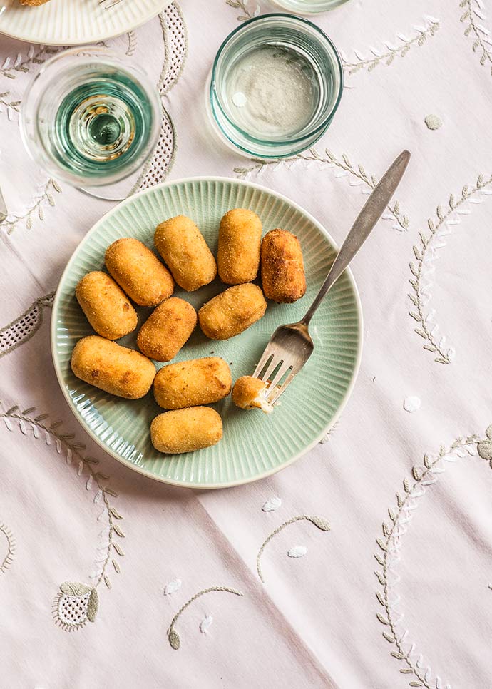 Croquettes au jambon et au poulet