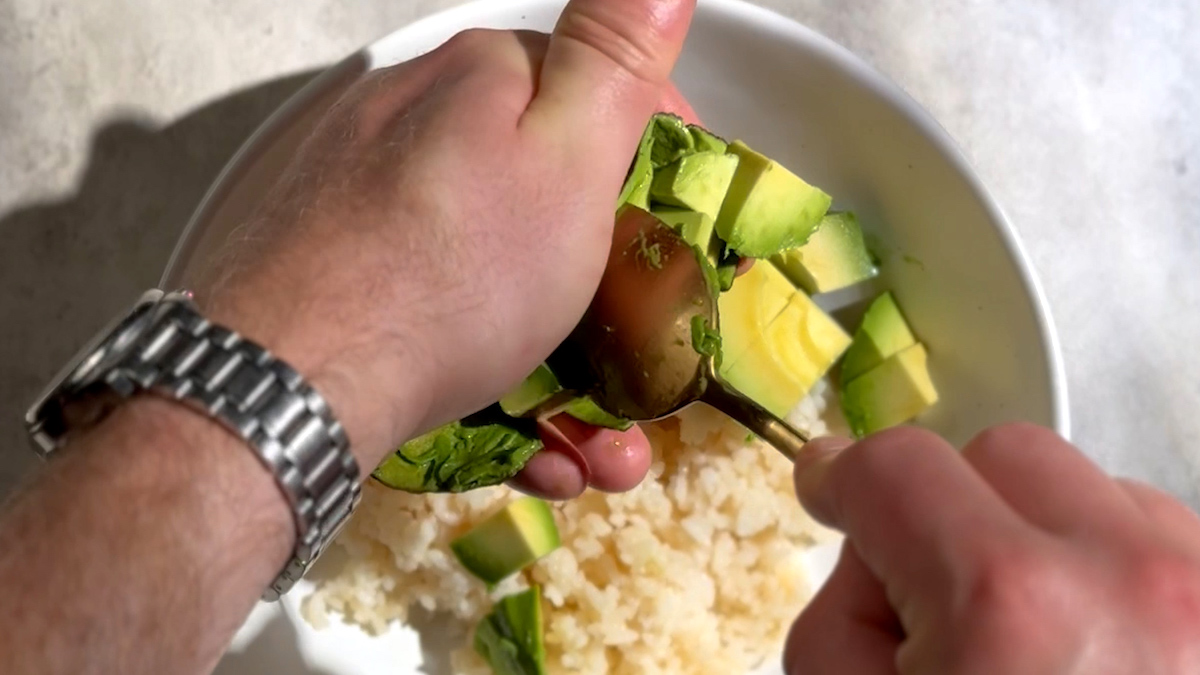 Image of Cube the Avocado: Cut a perfectly ripe avocado into bite-sized...