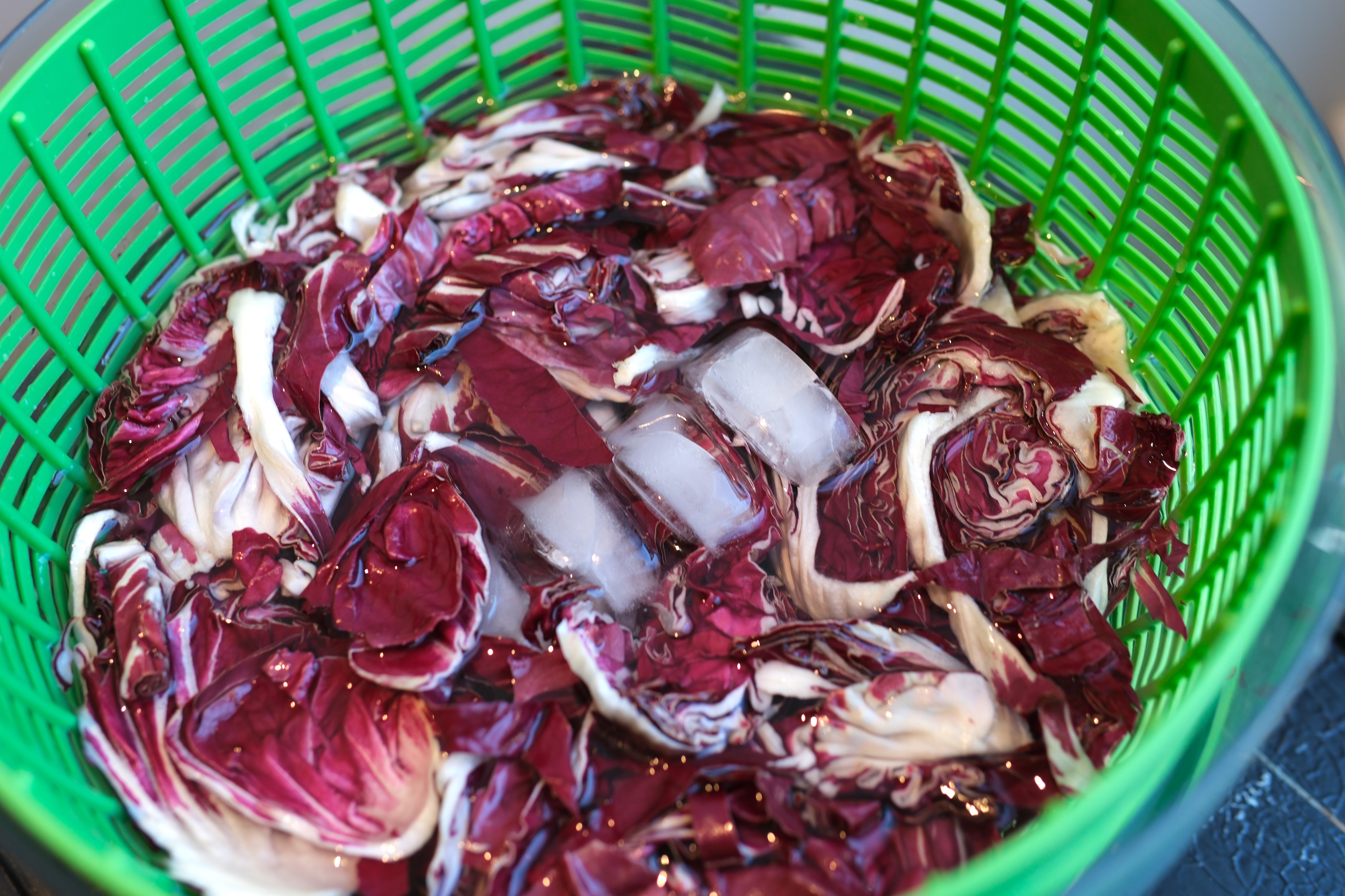 Image of Optional: Soak and then drain the radicchio as indicated above