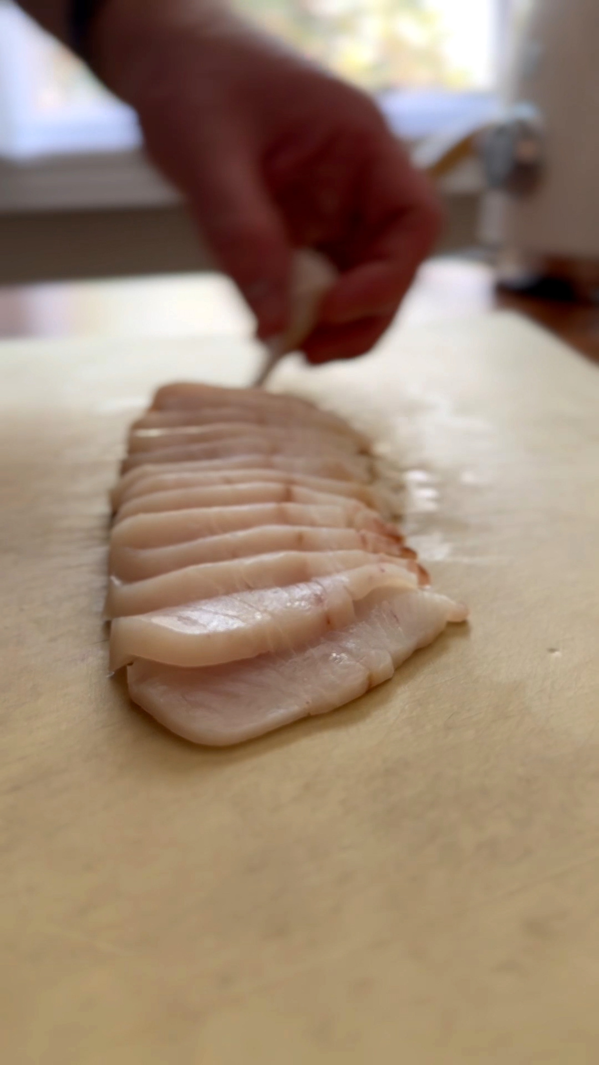 Image of Slice the Yellowtail: Properly defrost Seatopia’s sushi-grade yellowtail loin. Using...