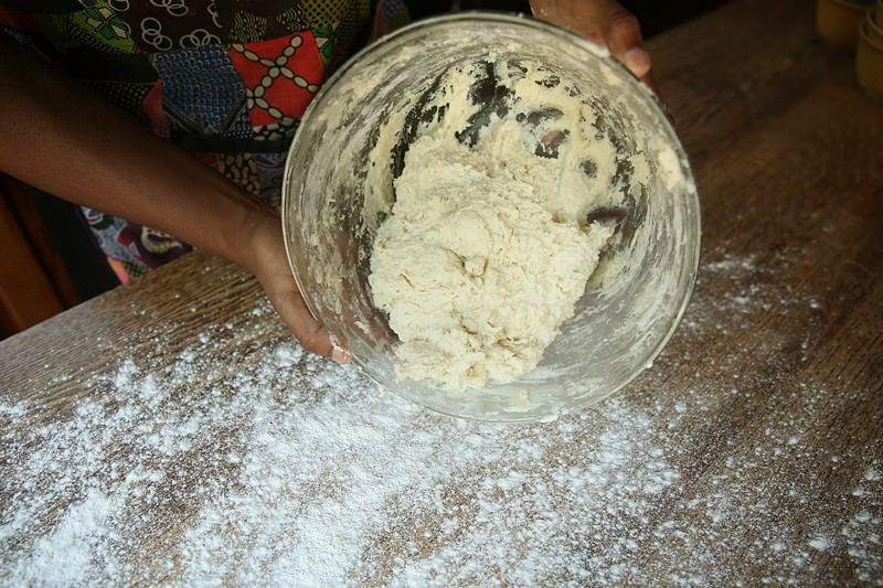 Image of Once the flour has been incorporated you are ready to...