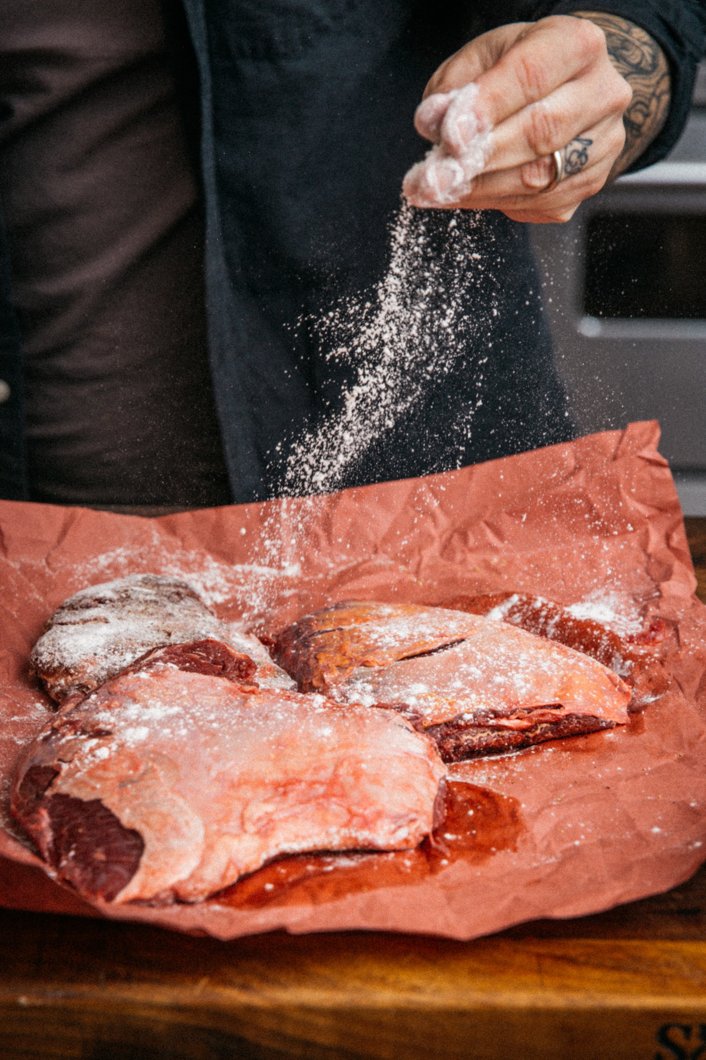 Image of Step 1: Season both sides of beef cheek with half...