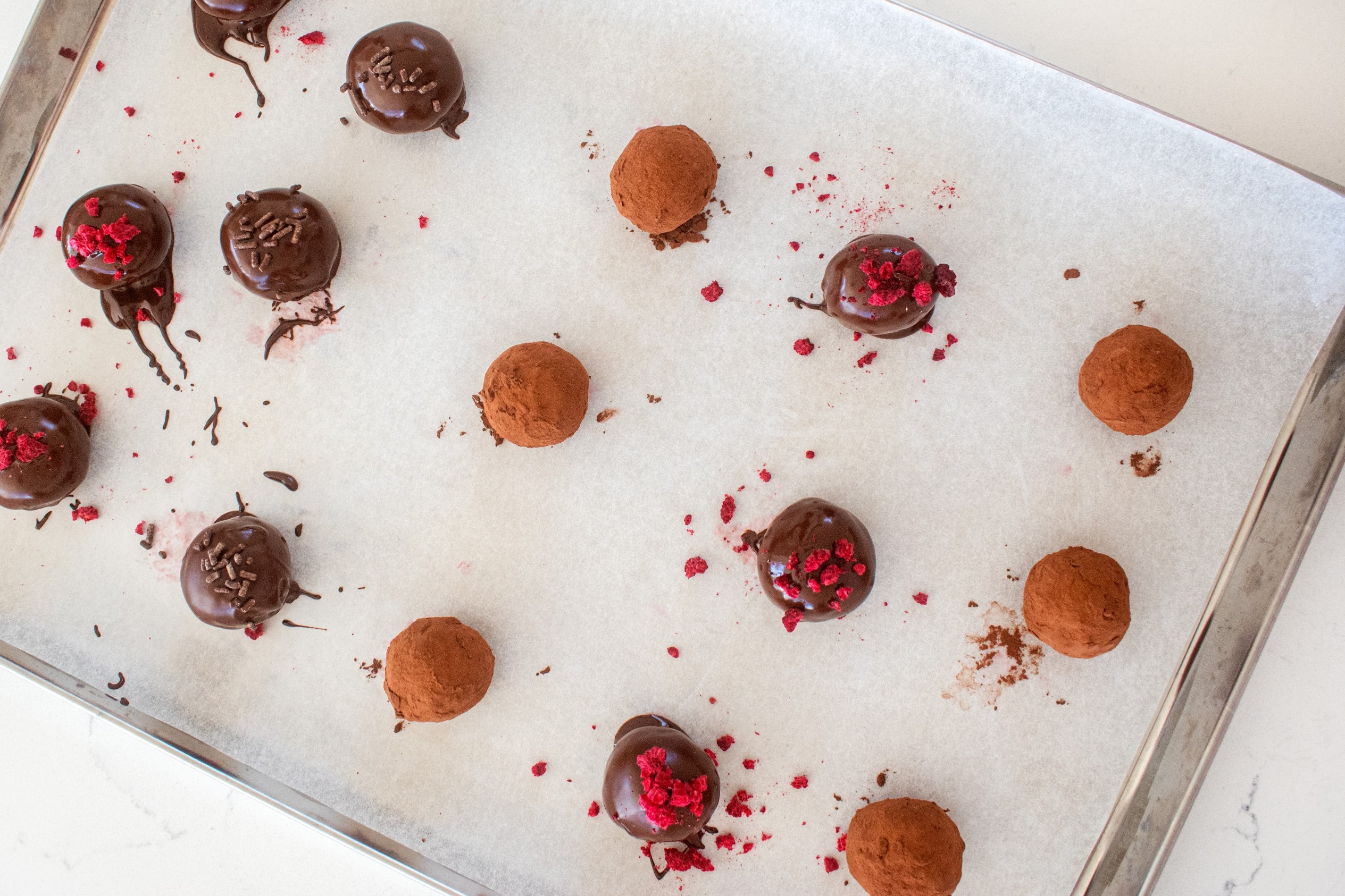 Image of Add chocolate sprinkles or freeze dried raspberries on top of...