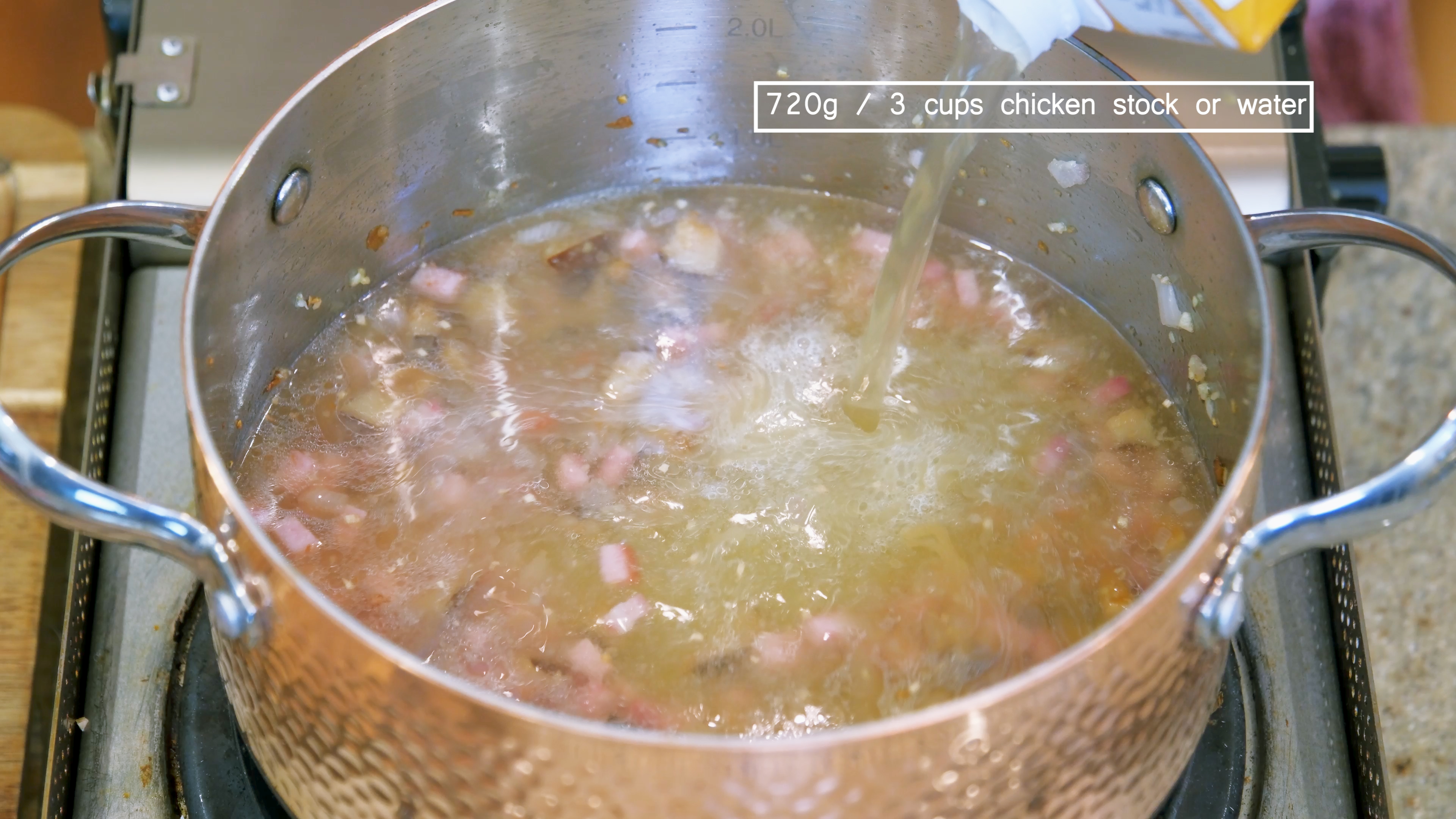 Image of Add 3 cups of chicken stock. If you don’t have...