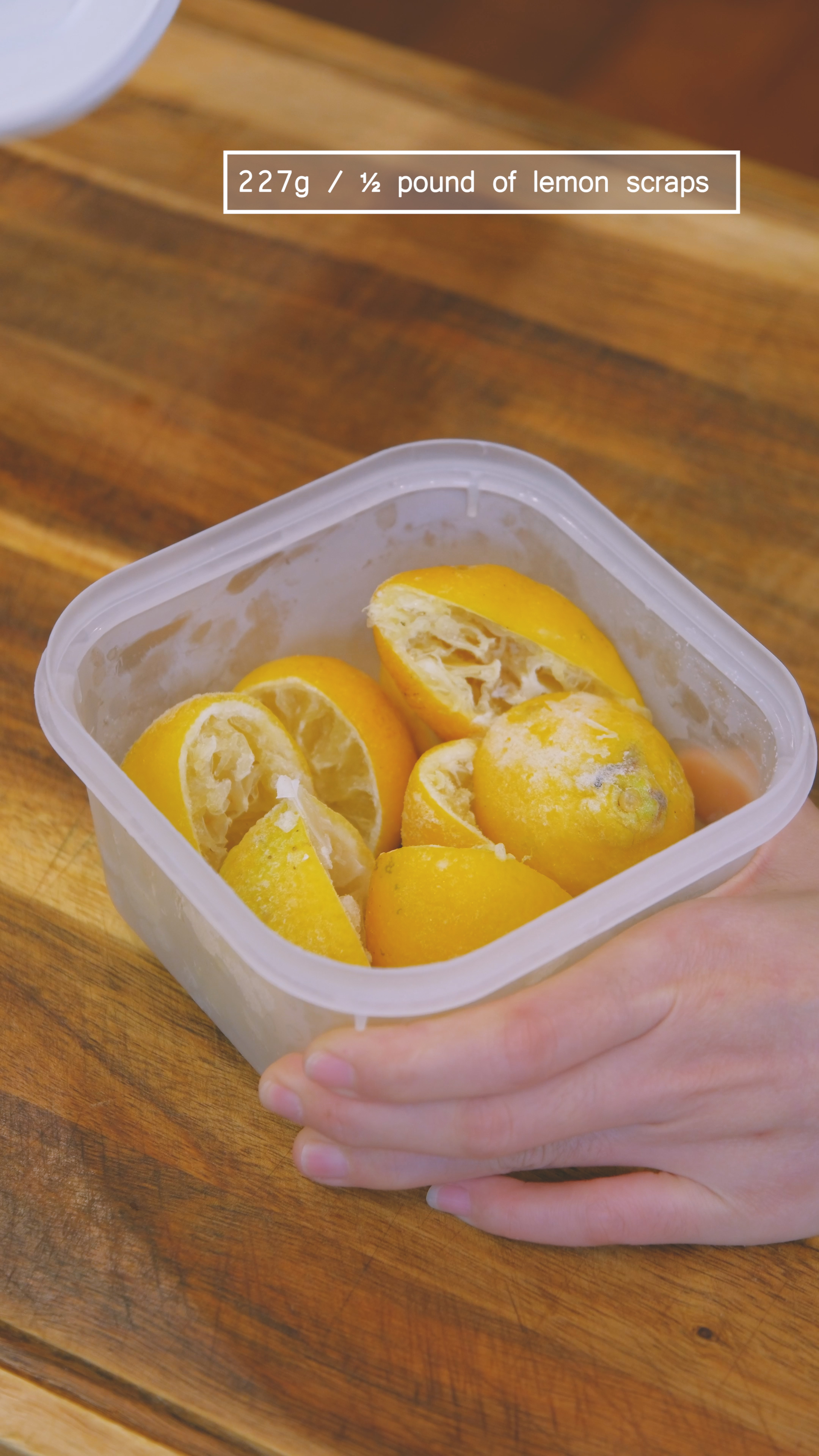 Image of I freeze the lemon peels one at a time. Once...