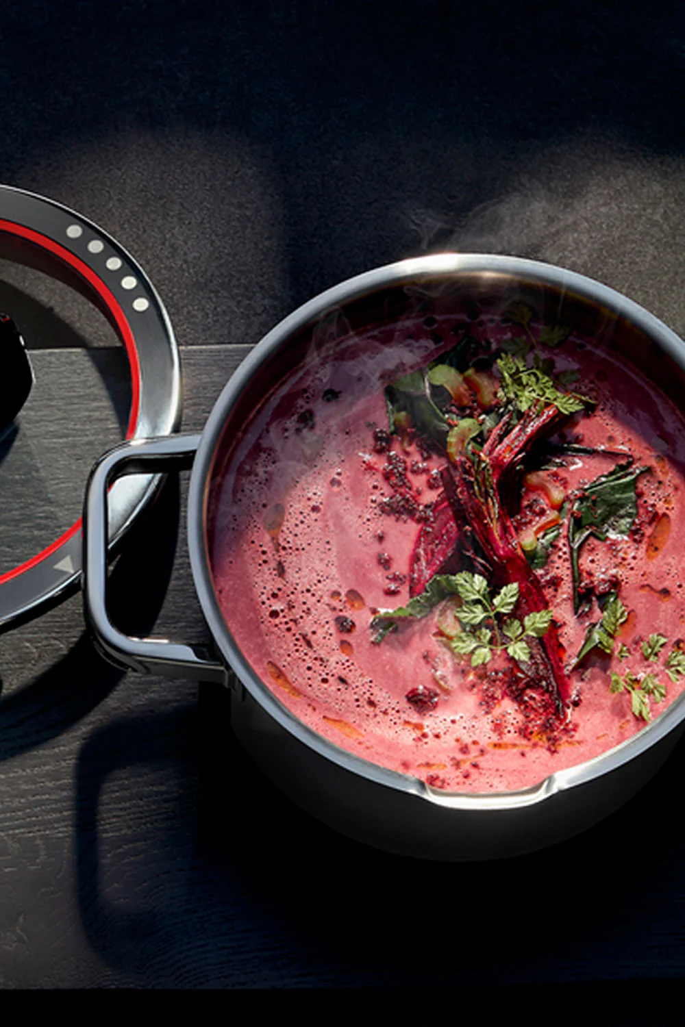 Geröstete Rote-Bete-Suppe mit Kokosmilch und Ingwer