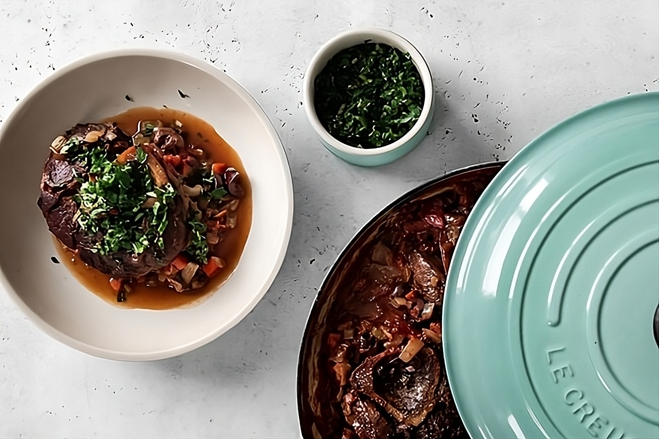 Osso buco à la milanaise avec gremolata