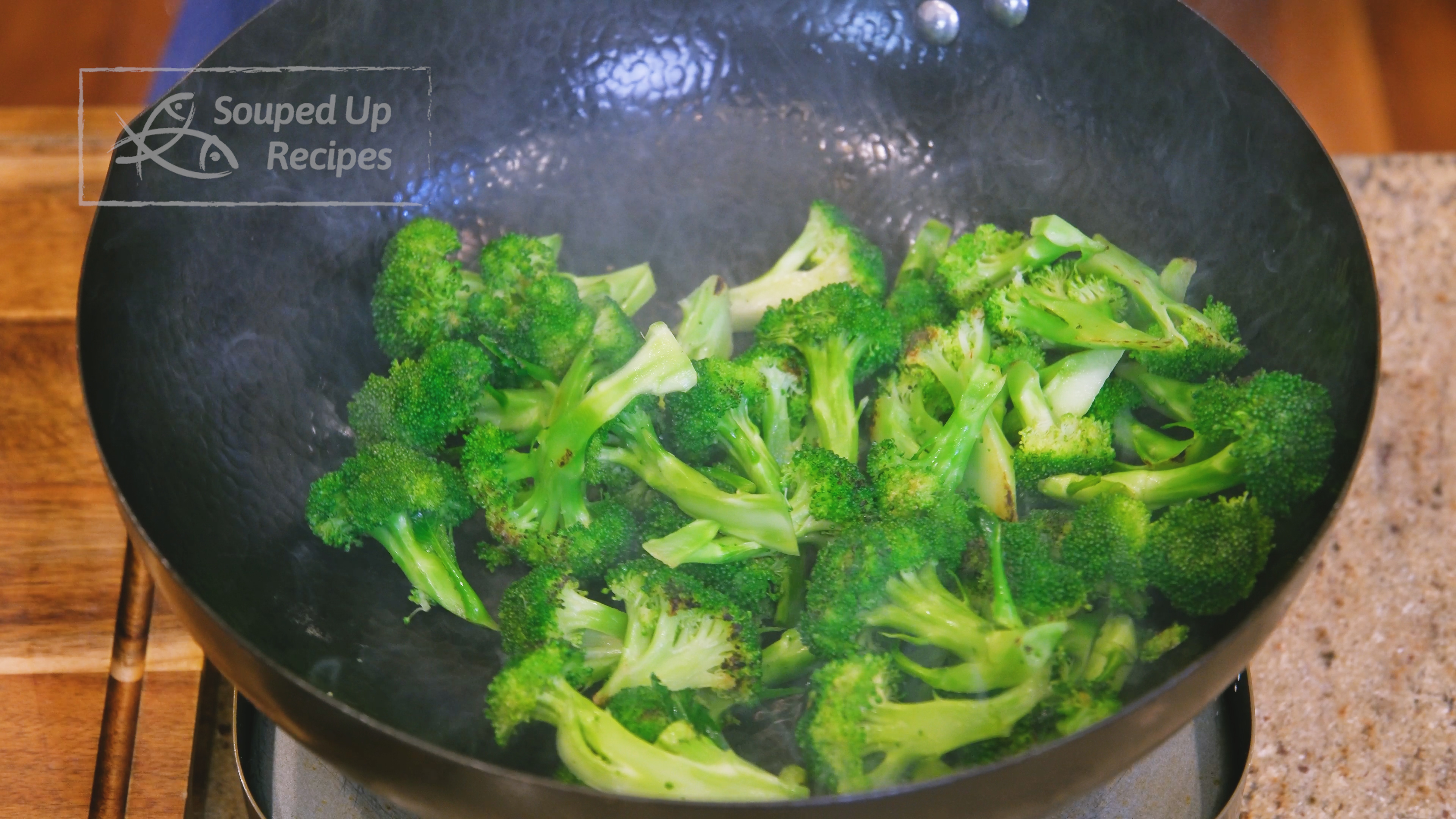 Image of Turn the heat to medium and add the broccoli to...