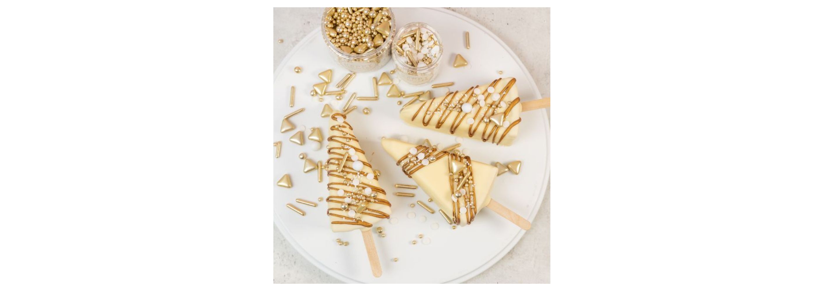 Goldene Cheesecake-Sticks