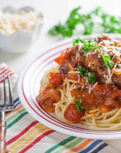 Spaghetti and Meatballs