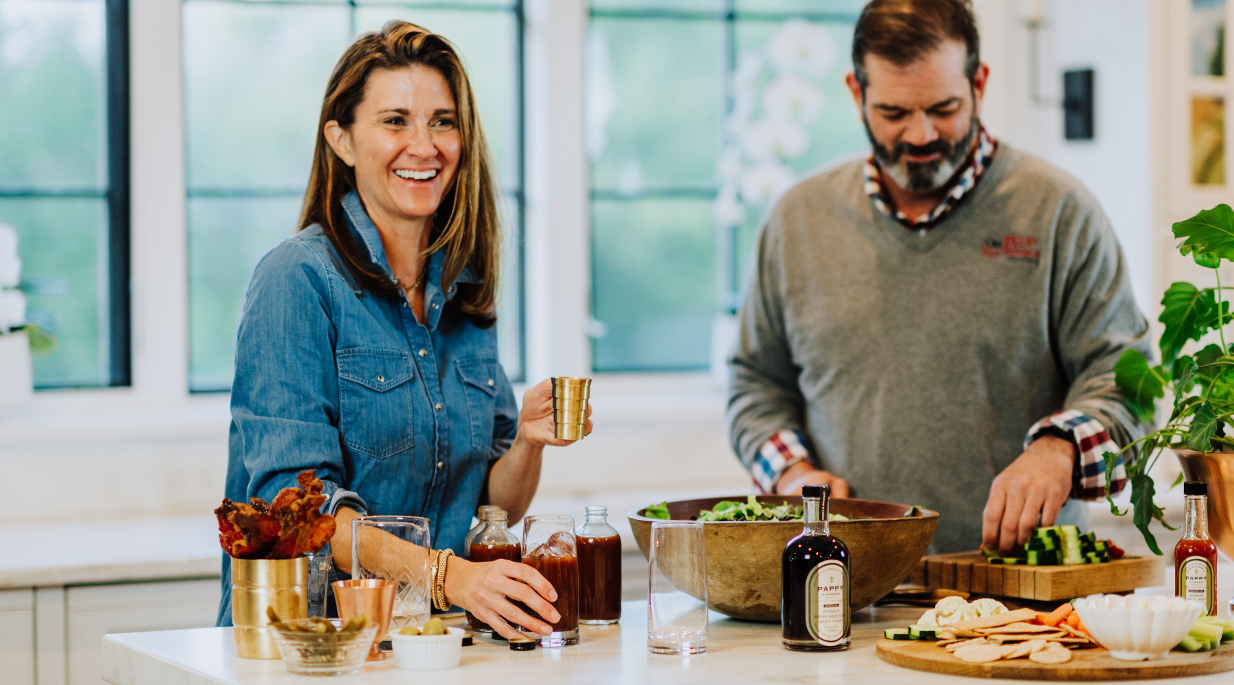 Image of Mix light beer with Bloody Mary Mix, shake over ice