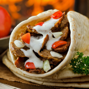 Halifax Donair with Donair Sauce