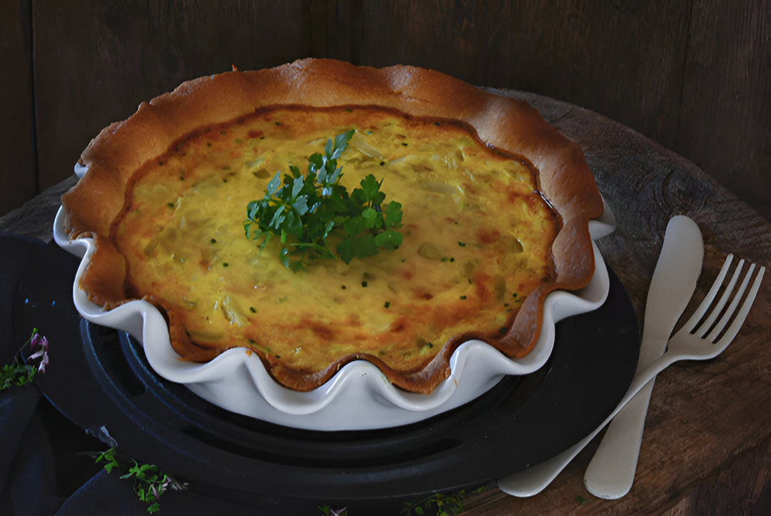Quiche di indivia belga e porri, ispirata al libro di Julia Child