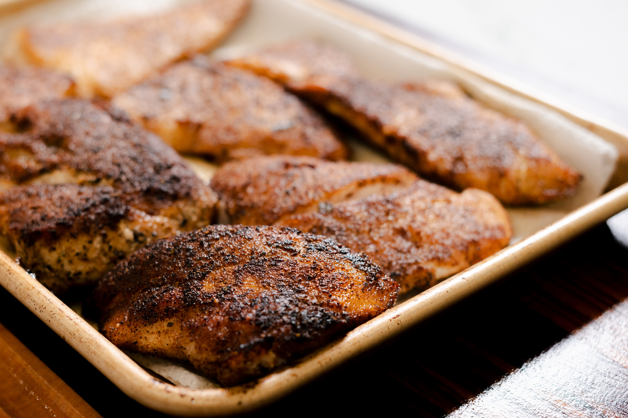 Image of Season fish on both sides evenly with scotch bonnet jerk...