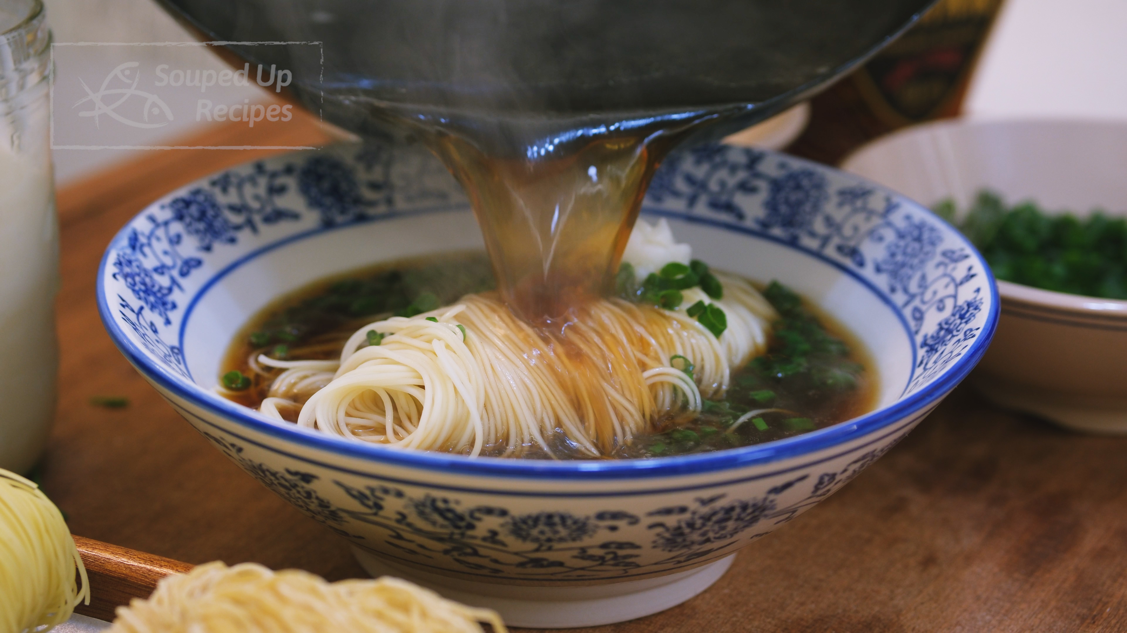 Image of The broth should come to a boil by now. Skim...