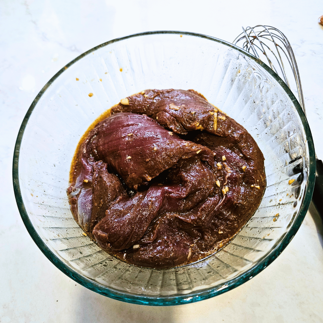 Image of Cover and let it marinate for at least 30 min,...