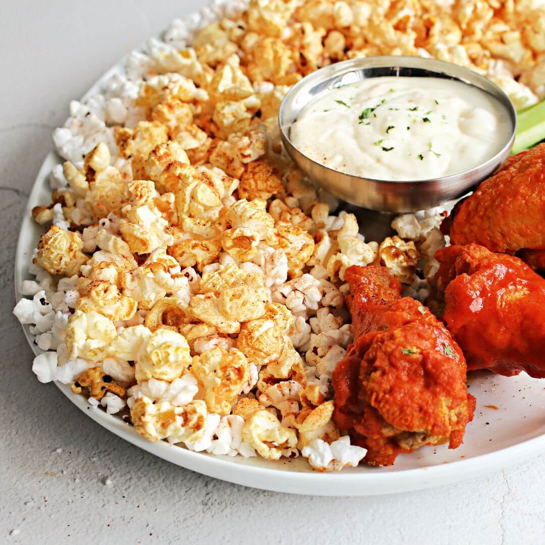 Image of Make a big batch of popcorn using your preferred method:...