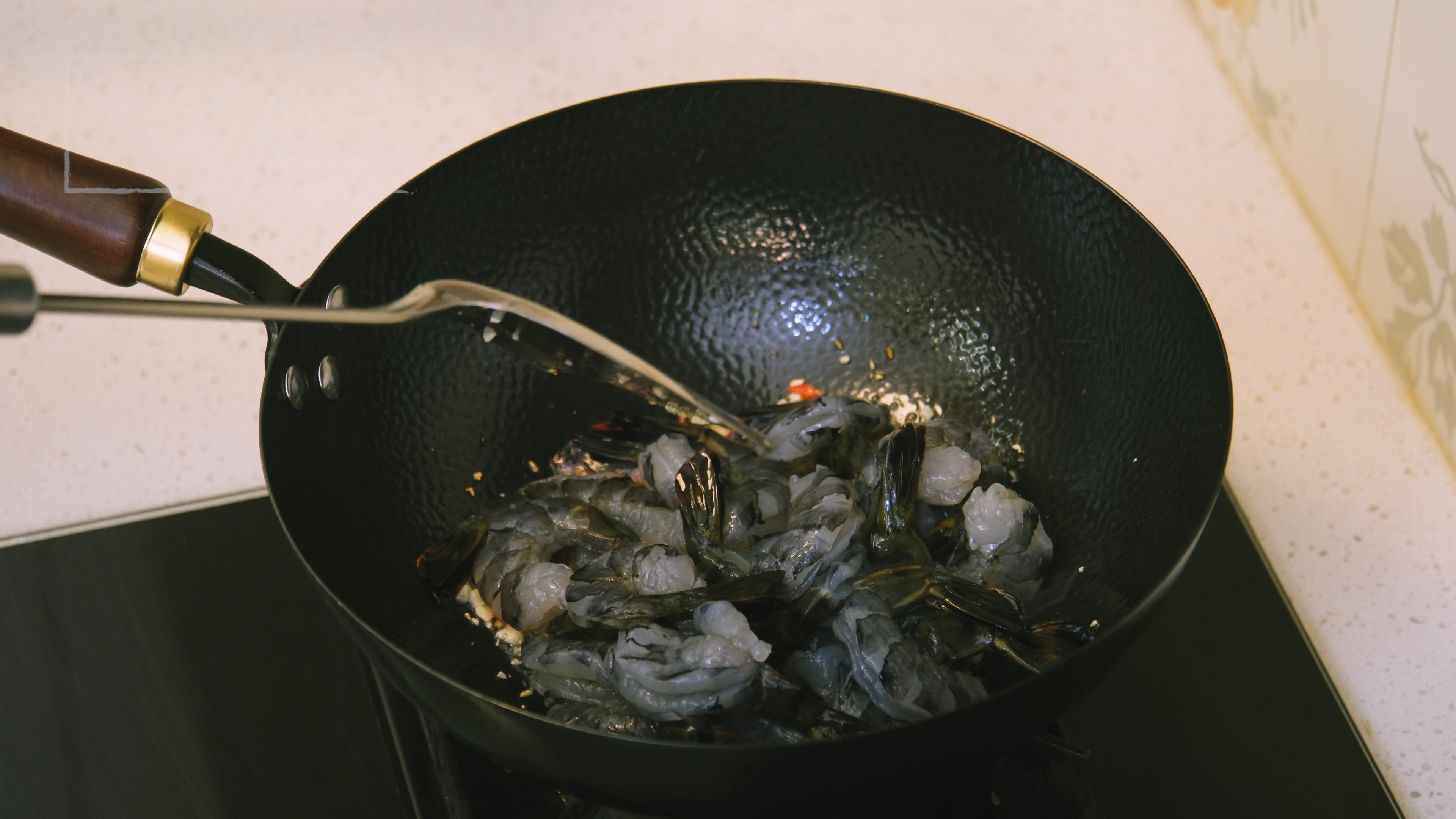 Image of Preheat a wok on high for 20-30 seconds. Add a...