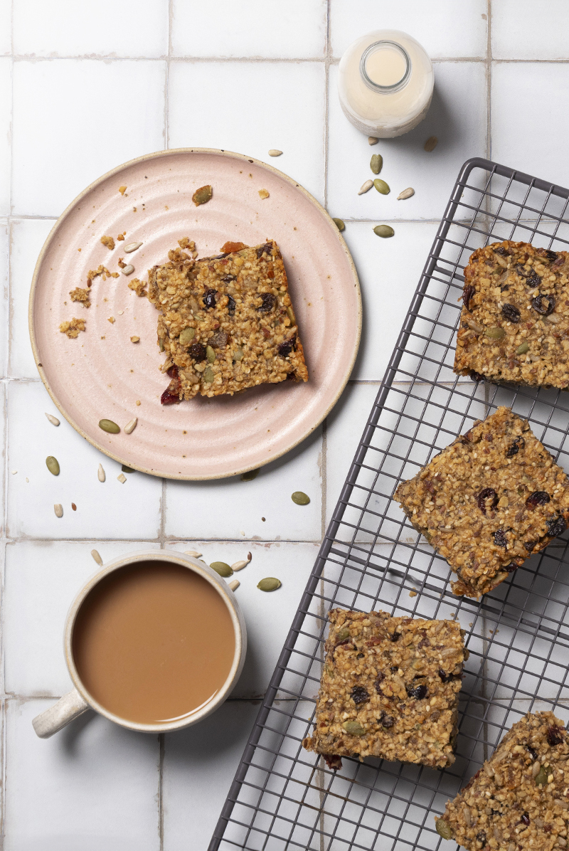 Seriously Seedy Fruit & Nut Flapjacks