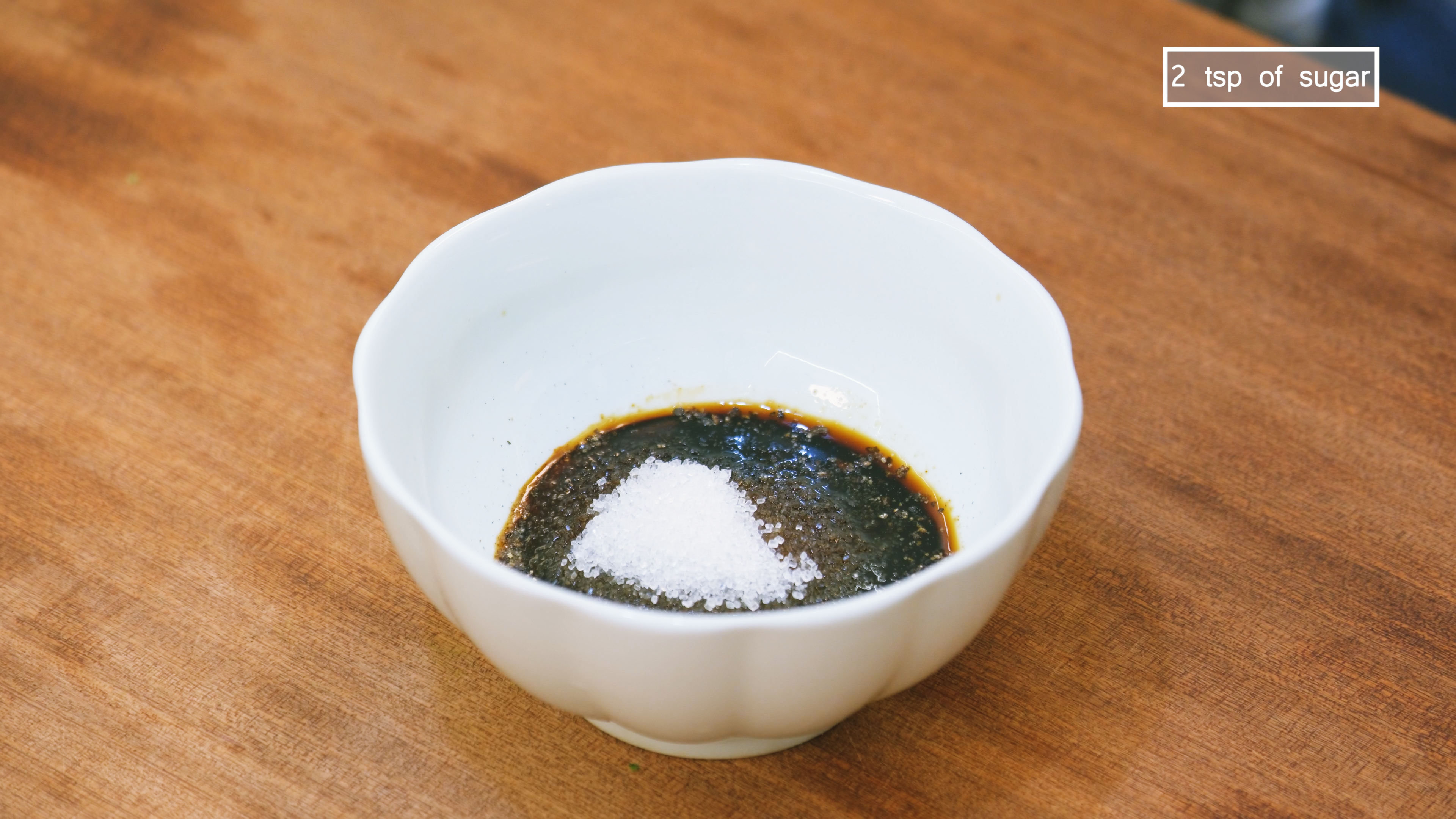 Image of To make the black pepper sauce, combine 1 tbsp freshly ground...