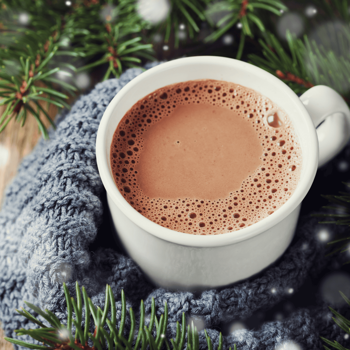 Raspberry Hot Cocoa