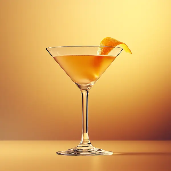 A photo of the Orange Whirl Martini cocktail containing Beefeater London Dry Gin, Noilly Prat Dry Vermouth, Angostura Orange Bitters in a Martini.