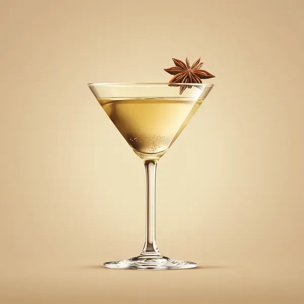 A photo of the Absinthe Martini Star cocktail containing Beefeater London Dry Gin, Noilly Prat Dry Vermouth, Pernod Absinthe in a Martini.