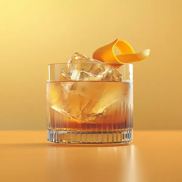 A photo of the Orange Zephyr cocktail containing Ketel One Vodka, Grand Marnier, Giffard Triple Sec, Freshly squeezed orange juice in a Old-Fashioned.