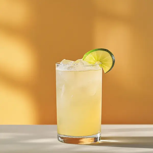 A photo of the Rutte Spritz cocktail containing Beefeater London Dry Gin, Giffard Abricot Du Roussillon, Freshly squeezed lime juice, Club soda in a Collins (Small 8 oz).