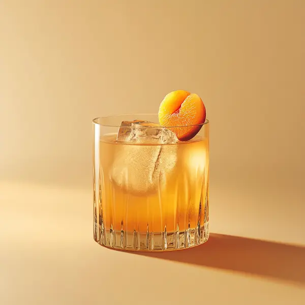 A photo of the Golden Aztec cocktail containing Cazadores Añejo Tequila, Strega Liquore, Giffard Abricot Du Roussillon, Freshly squeezed lime juice in a Old-Fashioned.