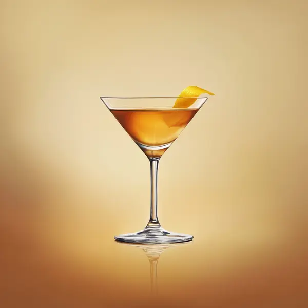 A photo of the Sunbeam Martini cocktail containing Hayman's Old Tom Gin, Noilly Prat Dry Vermouth, Angostura Orange Bitters in a Martini.