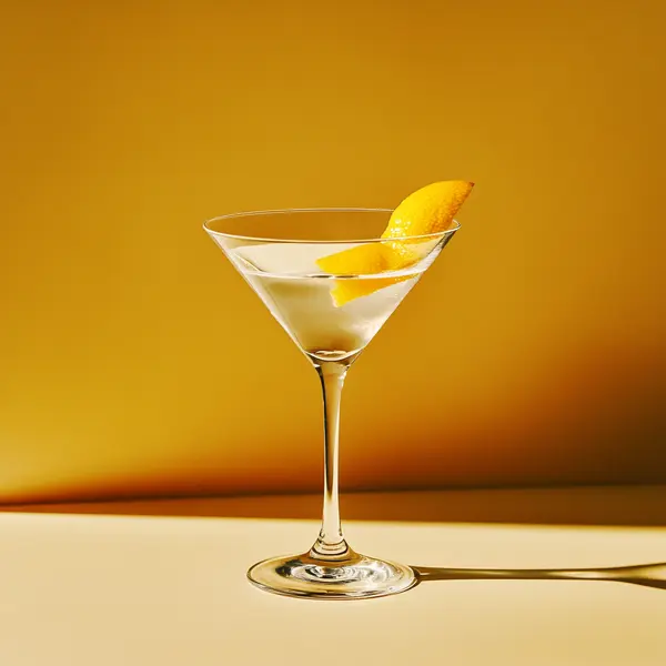 A photo of the Citrus Flirtini cocktail containing Ketel One Vodka, Giffard Triple Sec, Freshly squeezed lemon juice in a Martini.
