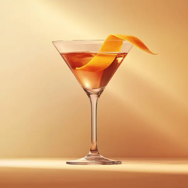 A photo of the Gin Maestro Martini cocktail containing Beefeater London Dry Gin, Valdespino Inocente Fino Sherry, Dubonnet Rouge, Noilly Prat Dry Vermouth, Grand Marnier in a Martini.