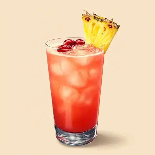 A photo of the Tropical Tide cocktail containing Ketel One Vodka, Cranberry juice, Fresh pressed pineapple juice in a Collins.