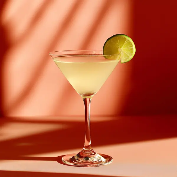 A photo of the Rumba Libre cocktail containing Planteray 3 Stars White Rum, Giffard Triple Sec, Freshly squeezed lime juice, Luxardo Maraschino Liqueur, Chilled water (reduce if wet ice) in a Martini.