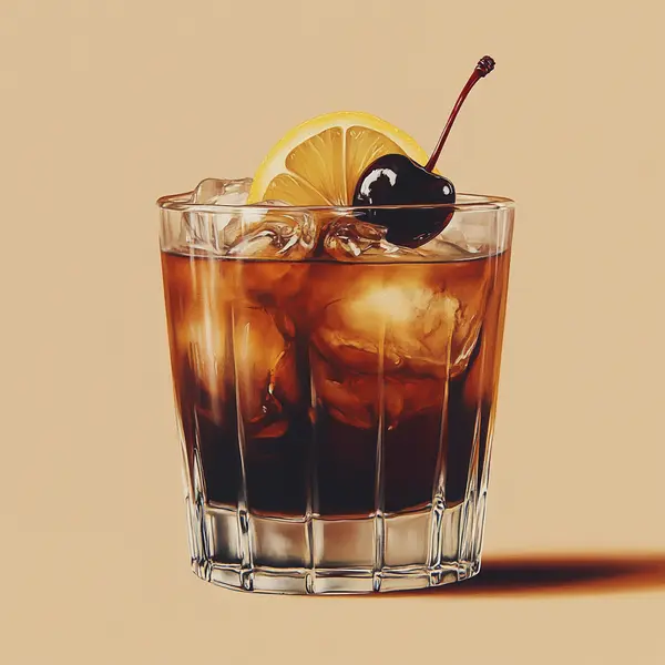 A photo of the Espresso Sailboat cocktail containing Ketel One Vodka, Mr Black Cold Brew Coffee Liqueur in a Old-Fashioned.