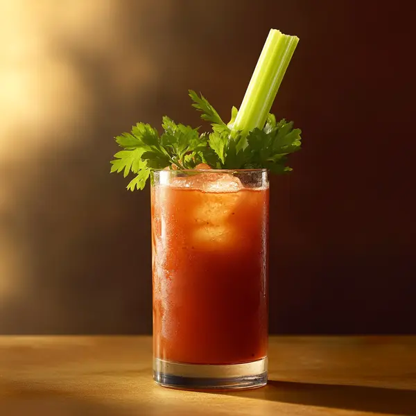 A photo of the Highland Mary cocktail containing Compass Box Great King Street Artist's Blend Scotch, Tomato juice, Freshly squeezed lemon juice, Hot pepper sauce, Worcestershire sauce, Horseradish sauce, Celery salt, Black pepper in a Collins.