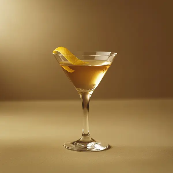 A photo of the Sunny 43 Martini cocktail containing Beefeater London Dry Gin, Licor 43 Spanish Liqueur, Noilly Prat Dry Vermouth, Peychaud's Bitters in a Martini.