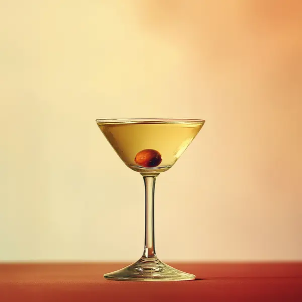 A photo of the Capertini cocktail containing Beefeater London Dry Gin, Noilly Prat Dry Vermouth in a Martini.
