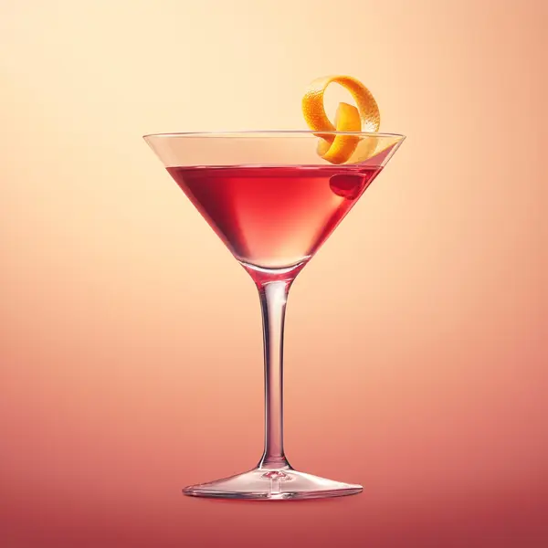 A photo of the Cranberry Carnival Martini cocktail containing Novo Fogo Chameleon Cachaça, Giffard Triple Sec, Cranberry juice, Freshly squeezed lime juice in a Martini.