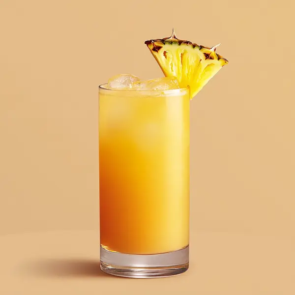 A photo of the Southern Riviera Collins cocktail containing Savage & Cooke Cask Finished Bourbon, Bénédictine D.O.M. Liqueur, Hennessy V.S. Cognac, Fresh pressed pineapple juice, Freshly squeezed lemon juice in a Collins.