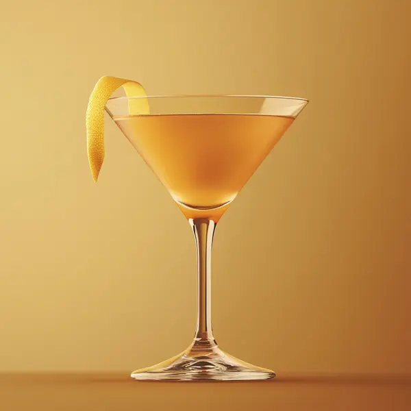 A photo of the Celtic Citrus Sour cocktail containing Compass Box Great King Street Artist's Blend Scotch, Jameson Irish Whiskey, Freshly squeezed lemon juice, Giffard Orgeat Syrup in a Martini.