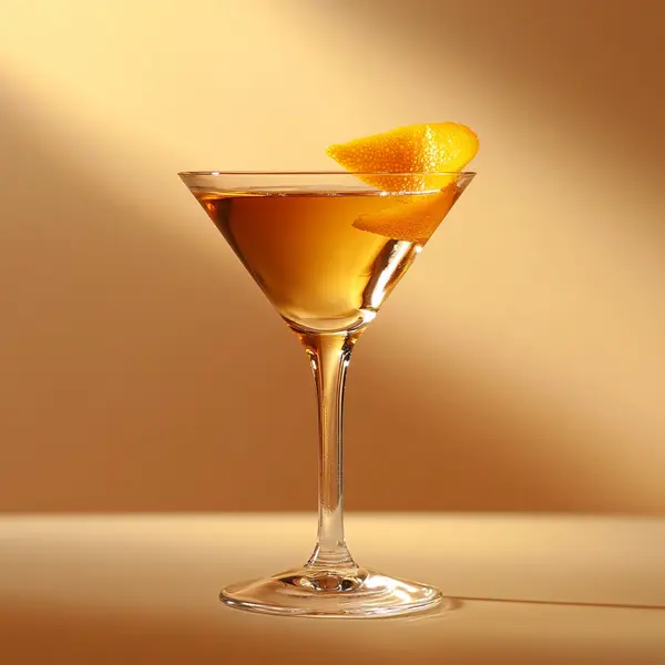 A photo of the Benedictine Breeze Martini cocktail containing Beefeater London Dry Gin, Bénédictine D.O.M. Liqueur, Noilly Prat Dry Vermouth, Angostura Orange Bitters in a Martini.