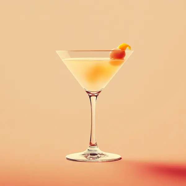 A photo of the Lychee Love Martini cocktail containing Beefeater London Dry Gin, Giffard Lichi-Li Liqueur, Giffard Triple Sec, Noilly Prat Dry Vermouth in a Martini.