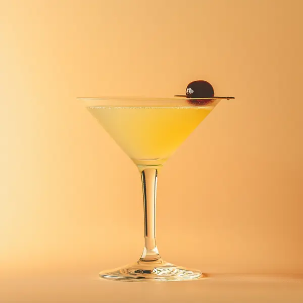 A photo of the Parisian Daiquiri Delight cocktail containing Planteray 3 Stars White Rum, Freshly squeezed lime juice, Giffard Orgeat Syrup, Luxardo Maraschino Liqueur, Pernod Absinthe, Orange flower water in a Martini.