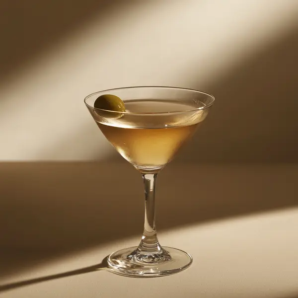 A photo of the Vermouthless Martini cocktail containing Beefeater London Dry Gin in a Martini.