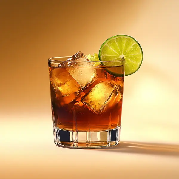 A photo of the Golden Velvet Old-Fashioned cocktail containing Flor de Caña 4 Year Old Añejo Oro Rum, John D. Taylor's Velvet Falernum, Angostura Aromatic Bitters in a Old-Fashioned.