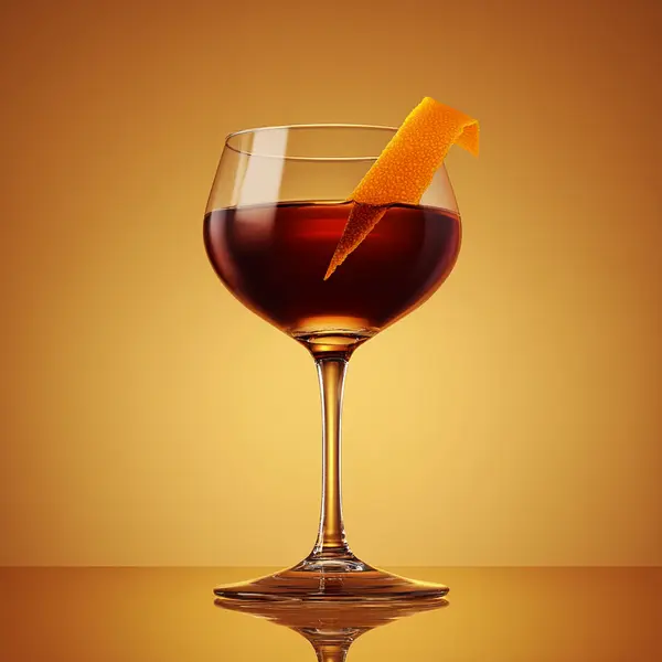 A photo of the Café Caramel Cognac cocktail containing Hennessy V.S. Cognac, Graham's 10 Year Old Aged Tawny Port, Mr Black Cold Brew Coffee Liqueur, Salted caramel syrup in a Snifter.