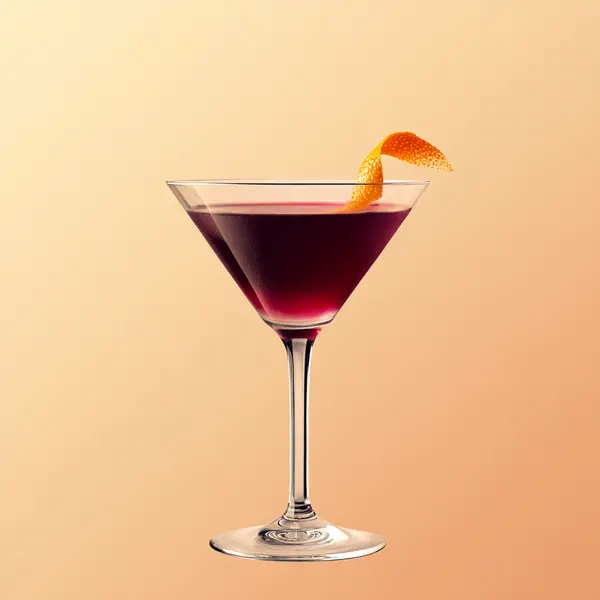 A photo of the Vodka Zest Martini cocktail containing Ketel One Vodka, Giffard Triple Sec, Cranberry juice, Freshly squeezed lime juice, LEJAY LAGOUTE Crème de Cassis in a Martini.