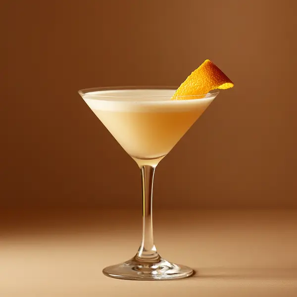 A photo of the Minted Bourbon Twist cocktail containing Savage & Cooke Cask Finished Bourbon, Tempus Fugit Crème De Menthe, Giffard Triple Sec, Chilled water (reduce if wet ice) in a Martini.